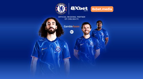 8xbet là đối tác khu vực chính thức của câu lạc bộ Chelsea FC